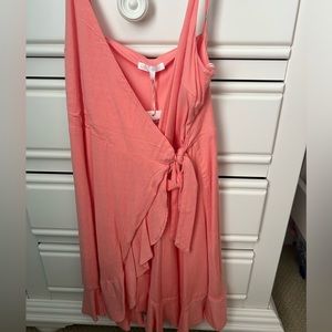 NWT Gianni Bini Coral Wrap dress